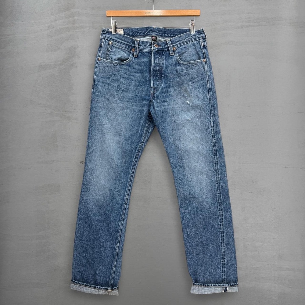 Wallace & Barnes Vintage Slim Jeans Blue Japanese Selvedge Denim 30x 32